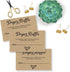 All Ewired Up 50 Gender Neutral Kraft Baby Shower Diaper Raffle Tickets, Lottery Insert Cards for Baby Shower