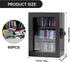 Hcyhcx 60 Anxiety Bookshelf -Shake Anxiety Off Your Decorative Boxes,Miniature Library Equipped with Mini Books Storage