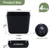4 Packs Oliz Herb Garden Planter Indoor Kit Pots for Indoor/Outdoor Plants Windowsill Plant Pots with Drainage