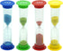 Sand Timer for Kids - Set of 4 Colorful Hour Glasses (1Min, 2Min, 3Min, 5Min) for Classroom & Home