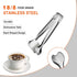 Anytrp Mini Serving Tongs, 18-Packs Stainless Steel Sugar Tongs, 4.3inch Ice Tongs for Kitchen Appetizers, Coffee Bar,