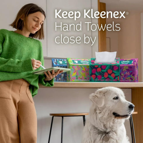 1 60 Packaging Hand Towels - Box of White Hand Towels in a Dispenser Box - may vary
