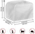 JEOCODY Christmas Snowman Toaster Cover - Fits Most Standard 2 Slice Toasters, Universal Size Dustproof Cover for Women