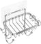ODesign Soap Dish Holder SUS304 Stainless Steel with 6 Hooks Loofah Bath