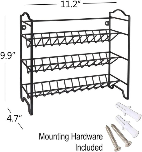 SWOMMOLY 18 396 Set, Countertop, Spice Rack Organizer with Empty Square Spice Jars, Spice Labels with Chalk Marker