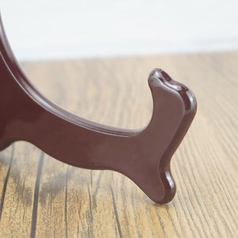 Artliving 7 Inch Wood-like Easels, Set of 4 Plate Stand Holders for Display