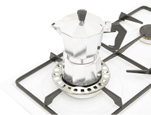 KitchenCraft Gas Ring Reducer Trivet, Galvanised Iron, 12 cm, Silver
