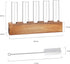 10 Renmxj Plant Propagation Station, Plant Terrarium with Wooden Stand for Hydroponics Plants Office Decor Unique