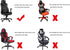 SARAFLORA Gaming Chair Covers Stretch Washable Computer Chair Slipcovers for Armchair, Swivel Chair, Gaming Chair,Computer boss Chair (Teal, X-Large) by SARAFLORA
