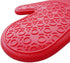 MIJOTEX Heat Resistant Silicone Oven Mitts, Set of 2 Extra Long Quilted Liner, 13 inch (RED)