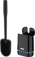 MR.SIGA Toilet Bowl Brush and Holder, Durable and Flexible Bristles, Wall Mounted