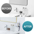 TAILI Patented Suction Cup Toothbrush Holder, Stainless Steel Anti-Puddling Shower Toothbrush Holder, No Drilling