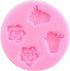 Succulent Plant Cake Decorating Silicone Mold, Fondant Molds for Cake Decoration, Cupcake Topper, Chocolate Candy,