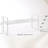 taiheis Organizer,2Pack 8.1" 16.5~27.1" Hole Pattern Expandable Shelf Wide Easy to Assemble Cabinet Organizer Shelf