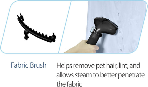 SALAV Performance Series Upright Garment Steamer with Roll Wheels, Accessories Set Included