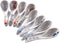 Japanese Style Soup Spoons Set of 8, Ceramic Ramen Spoons for Wonton, Salad, Porridge