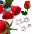18pcs Gumpaste Flower Mold - Austin Rose Petal Calyx Leaf Cutter Set, Sugarcraft Fondant Modelling Tools for Cake