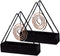 Designer Portable Iron Mosquito Coil Holder - 2 pcs Sets with Handle, Fireproof Material Incense Holder