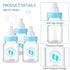 48 1.5 3.5 Inch Tondiamo Pcs Blue Baby Shower Mini Bottle Favors x Baby Shower Candy Jar Mini Milk Bottle Party Favor