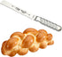 Rite Lite Stainless Steel Challah Knife, 13" Serrated Sharp Slicing Knife with Hebrew Blessing