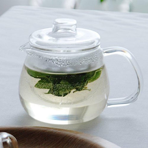 KINTO UNITEA Teapot, 15.2 fl oz (450 ml), Heat-resistant Glass, Dishwasher-safe, Gift