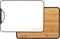 Totally Bamboo Poly-Boo Double Sided Bamboo and Poly Cutting Board, 15" x 11", BPA Free