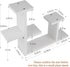 Compact White Wooden Mini Tabletop Plant Stand