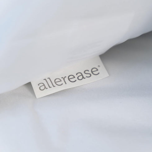 AllerEase Hot Water Wash Breathable Pillow Protector, Standard/Queen Size, 2 Pack, White