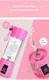 Portable Blender, Personal Mixer for Fruit, Rechargeable with USB, Mini Blender for Smoothie (Pink)