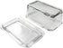Counter Fox Run Glass Butter Dish With Cover, Clear Butter Dish For The or Refrigerator