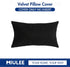 MIULEE Velvet Pillow Cover - Soft Luxury Decorative Throw Pillow Cover, Single Rectangle Cushion Case for Couch, 12x20