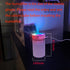 Colorful 260ml Humidifier,USB Power Supply,With 7 Color LED, Air Humidifier,Mini Air Humidifier,Can add essential oil,Suitable for Study Room, Bedroom, Baby Room, Office, Car (White) by HOTFFISH