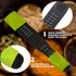 Performore Adjustable Measuring Spoon (Green, Black) with Double End Scale, 9 Stalls for Dry & Semi-Liquid Ingredients