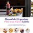 6-Pack 16 oz Bellemain Condiment Squeeze Bottles for Sauces - Includes Funnel, Erasable Marker & Reusable Labels