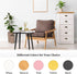 FORAOFUR Side Table, Modern Accent End Table with Wooden Legs, Easy to Assemble Mini Living Room Table for Sofa