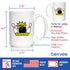 Split Happens - Large 15oz Bowling Coffee Mug - Funny Bowling Gifts and Decor for Bowlers