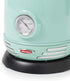 Nostalgia Retro Electric Tea and Water Kettle, 1.7 Liters, Stainless Steel, Auto-Shut Off, Aqua