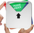 Kichwit Privacy Sign, Do Not Disturb, Out of Office, Please Knock, Conference Sign for Offices, Silver