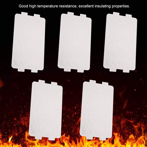 5 Pieces Mica Plates Sheets, Microwave Oven Replacement Waveguide Cover for Kitchen Microwave Oven Repairing