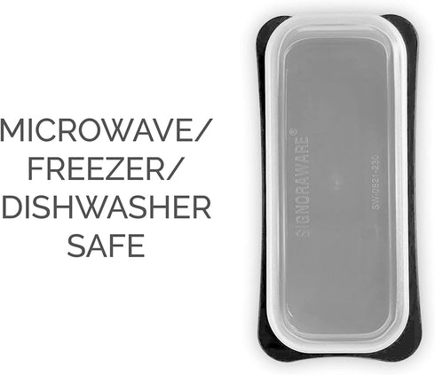 Signoraware Butter Dish with Lid, Durable Plastic Butter Keeper Container for Countertop, Unbreakable BPA Free, Black