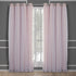TOWN & COUNTRY LUXE Grommet 2-Pack Set, 52"x84", Talia Double Layer Indoor Curtains, Sheer and Room Darkening Blackout