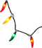 Vickerman 35 Mini Light Chili Pepper Set, Red-Green-Yellow on Green Wire