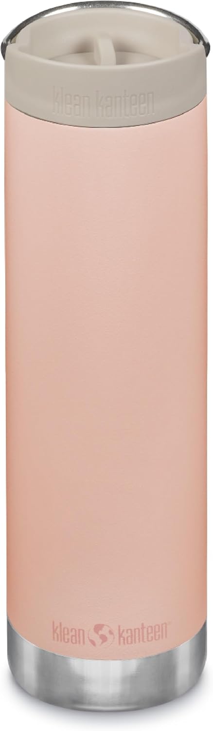 Klean Kanteen 20oz TKWide Insulated Coffee Tumbler with Caf Cap - Peach