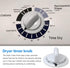 New WE1M654 Dryer Timer Knob, Replacement Part for GE DBSR463EG0WW, DBSR463EG1WW, DBSR463EG2WW