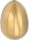 Spice Shaker, Stainless Steel Egg Shaped Spice Jar Pepper Shaker for Home and Kitchen Utensils (Gold)
