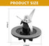 Replacement Parts Blender Blade Assembly, 2 Pieces Gaskets for Cuisinart CBT-500, SB5600, CB600