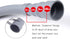16 Feet Universal Washing Machine Drain Hose Flexible Dishwasher Drain Hose Extension Kits Corrugated Washer Hose w/ 1 Adapter 1 Hose Clamps 1 U-Bend Hose Holder (16 feet)