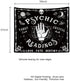 Homewelle Tarot Psychic Reading Hands Tapestry Wall Art Decor 59Wx51L Inch Ouija Palmistry Witch Unique Fabric