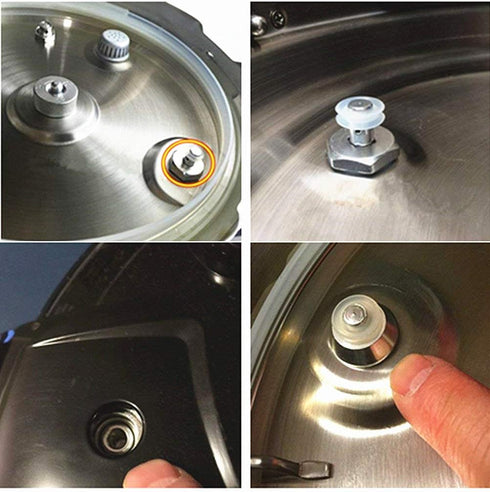 Sealing Gasket Rings Replacement for Pressure Cookers, 3 & 8QT Models, Floater Valve Sealer Gaskets Set
