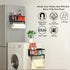 Magnetic Paper Towel Holder for Refrigerator, Magnetic Spice Rack,Magnetic Shelf for Stove,Wall Mount Towel Rack